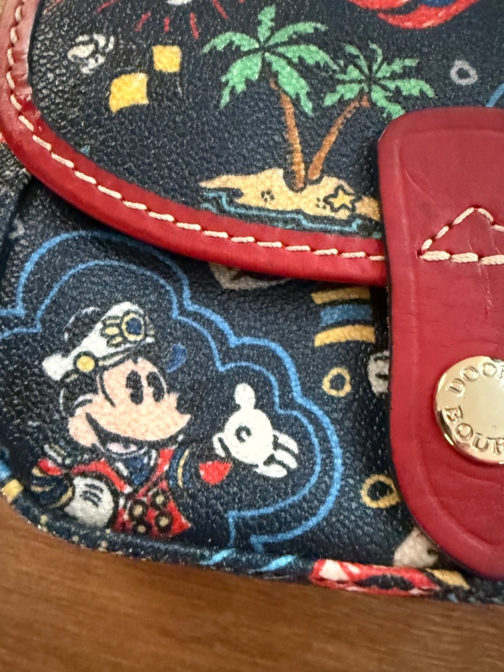 Dooney & Bourke Disney Cruise Mickey and Friends Wristlet - Picture 3 of 6